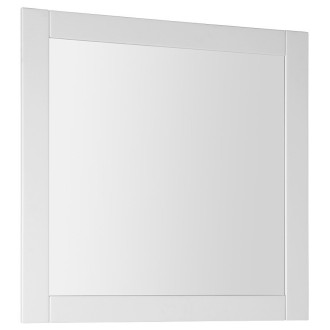 FAVOLO zrcadlo v rámu 80x80cm, bílá mat FV080