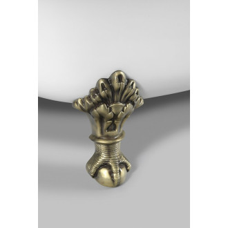 REGATA volně stojící vana 175x85x61cm, nohy bronz, bílá 10121