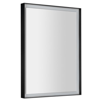 SORT zrcadlo s LED osvětlením 60x80cm, černá mat ST080