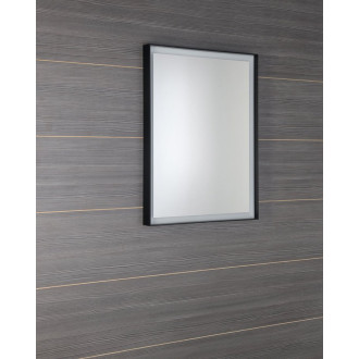 SORT zrcadlo s LED osvětlením 60x80cm, černá mat ST080
