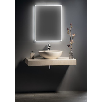 PIRI zrcadlo s LED osvětlením 60x80cm PR600