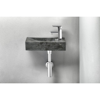 BLOK kamenné umývátko 38x14cm, antracit 2401-31