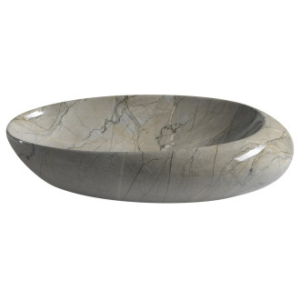DALMA keramické umyvadlo na desku, 68x44 cm, grigio MM313