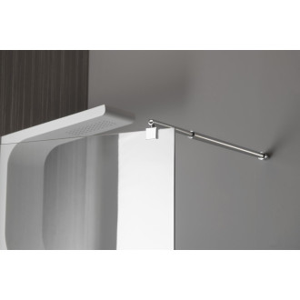 WALK-IN zástěna jednodílná k instalaci na zeď, 900x1900 mm, sklo čiré WI091