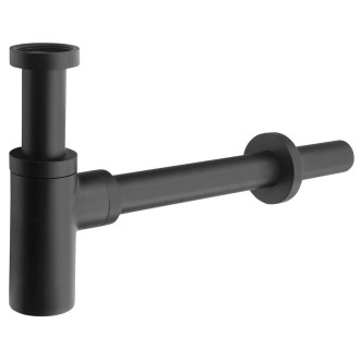 Umyvadlový sifon 5/4", odpad 32mm, kulatý, černá mat SI515