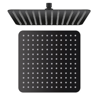 SLIM hlavová sprcha, 300x300mm, černá mat SL101