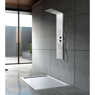 GRACE sprchový panel 220x1450mm, nerez mat WN326