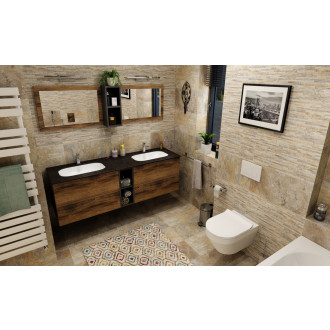 IMPALA umyvadlo pod desku, Rockstone, 58,8x35,5cm, bílá mat IM540