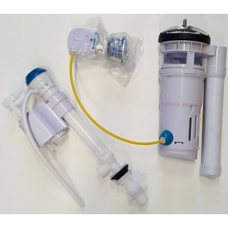 Aqualine HYGIE set napouštěcí+splachovací mechanismus, bovden NDPB104-2