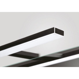 ESTHER 2 LED svítidlo, 8 W, 500x14x107 mm, černá E27586CI