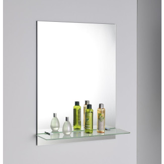 Zrcadlo s otvory pro polici 60x80cm, včetně závěsů 22430