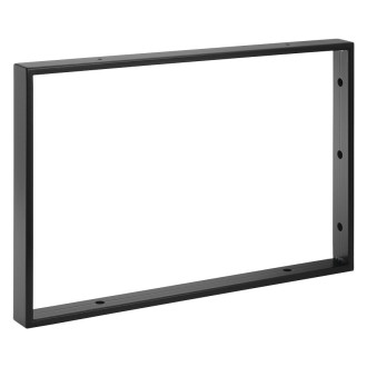 Podpěrná konzole 490x330x40mm, lakovaná ocel, černá mat, 1 ks 30370