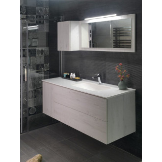 Koupelnový set TREOS 145, dub Polar KSET-017