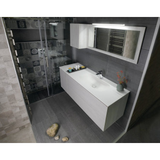 Koupelnový set TREOS 145, dub Polar KSET-017