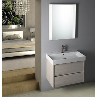 Koupelnový set NIRONA 70, dub Mocca KSET-020