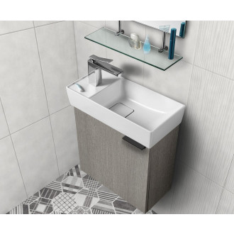 Koupelnový set LATUS IX 47,5, dub stříbrný KSET-027