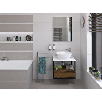 SKARA deska Rockstone 595x12x470 mm, bílá mat CG022-0101
