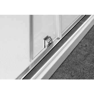 SIGMA SIMPLY čtvrtkruhová sprchová zástěna 900x900 mm, R550, čiré sklo GS5590