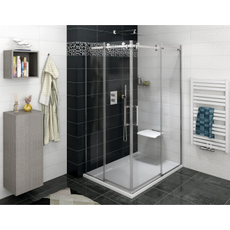 DRAGON obdélníkový sprchový kout 800x900mm L/P varianta, rohový vstup GD4280GD4290