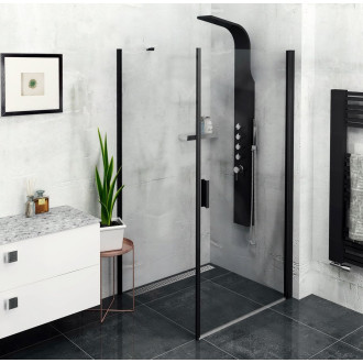 ZOOM BLACK obdélníkový sprchový kout 900x800mm L/P varianta ZL1290BZL3280B