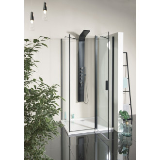 ZOOM BLACK obdélníkový sprchový kout 1200x800mm L/P varianta ZL1312BZL3280B