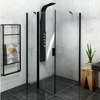 ZOOM BLACK obdélníkový sprchový kout 1100x900mm L/P varianta ZL1311BZL3290B