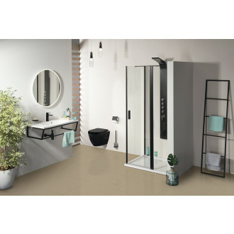ZOOM BLACK obdélníkový sprchový kout 1100x900mm L/P varianta ZL1311BZL3290B
