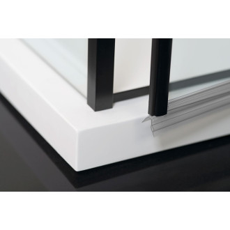ZOOM BLACK obdélníkový sprchový kout 1100x900mm L/P varianta ZL1311BZL3290B