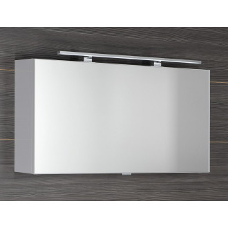 CLOE galerka s LED osvětlením 100x50x18cm, bílá CE100-0030