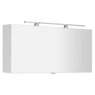 CLOE galerka s LED osvětlením 120x50x18cm, bílá CE120-0030
