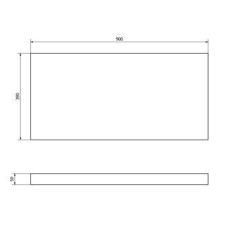 AVICE deska 90x39cm, old wood AV998