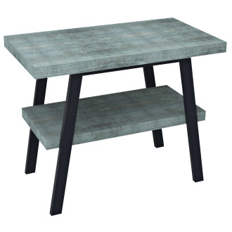 TWIGA umyvadlový stolek 90x72x50 cm, černá mat/aquamarine VC442-90-6