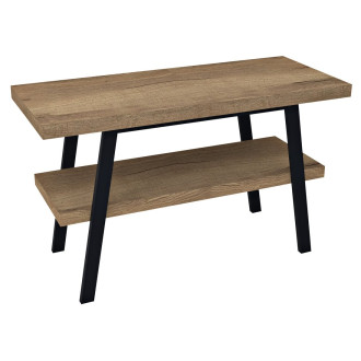 TWIGA umyvadlový stolek 110x72x50 cm, černá mat/dub Rover VC453-110-4