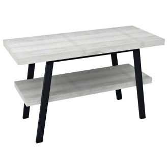 TWIGA umyvadlový stolek 110x72x50 cm, černá mat/dub starobílý VC453-110-5