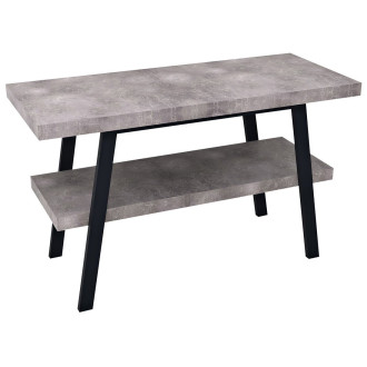 TWIGA umyvadlový stolek 120x72x50 cm, černá mat/cement VC453-120-7