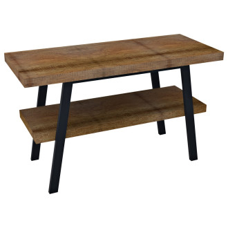 TWIGA umyvadlový stolek 120x72x50 cm, černá mat/old wood VC453-120-8