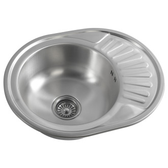 Nerezový vestavný dřez s odkapem, 57x18x45 cm AQ5745B