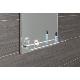 Zrcadlo s LED osvětlením a policí 60x80cm, kolébkový vypínač ATH53