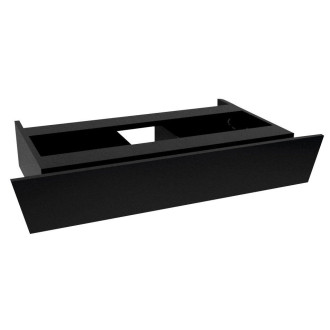 TWIGA PLUS umyvadlová zásuvka 88,5x17x43,5cm, černá mat VC460-3535