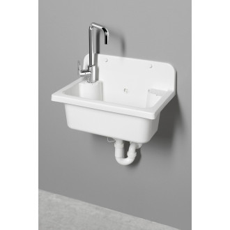 Závěsná výlevka 55x37cm, plast, bílá PI5052