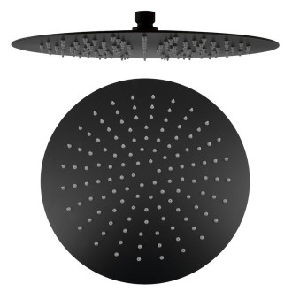 SLIM hlavová sprcha, průměr 300mm, černá mat MS573B