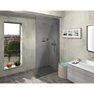 ARCHITEX sada pro uchycení skla, podlaha-stěna-strop, max. š. 1200, leštěný hliník AL2812