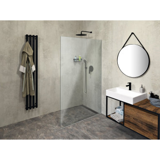 ARCHITEX sada pro uchycení skla, podlaha-stěna, max. š. 1200mm, leštěný hliník AL2112