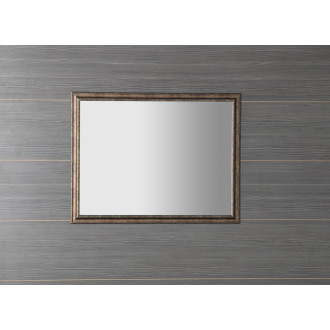 ROMINA zrcadlo v dřevěném rámu 680x880mm, bronzová patina NL397