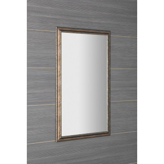 ROMINA zrcadlo v dřevěném rámu 580x980mm, bronzová patina NL398