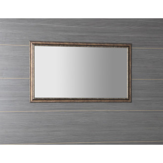 ROMINA zrcadlo v dřevěném rámu 580x980mm, bronzová patina NL398