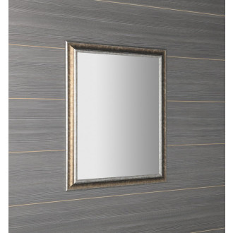 AMBIENTE zrcadlo v dřevěném rámu 720x920mm, bronzová patina NL700