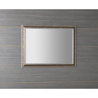 AMBIENTE zrcadlo v dřevěném rámu 720x920mm, bronzová patina NL700