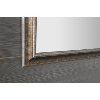 AMBIENTE zrcadlo v dřevěném rámu 720x920mm, bronzová patina NL700