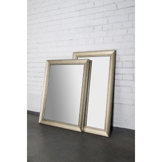 CORONA zrcadlo v dřevěném rámu 728x928mm, champagne NL720